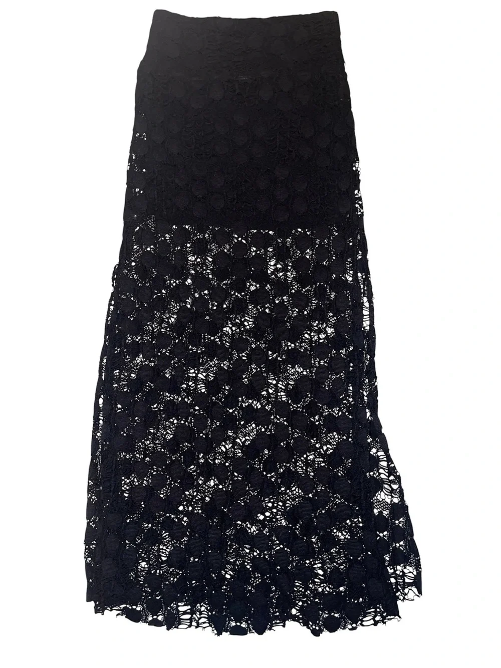 Phax Swimwear Maxi Skirt Lace Black Size Medium M